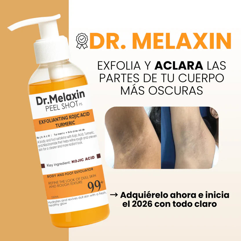 Melaxin Exfoliante Aclarante con Cúrcuma para Zonas Oscuras