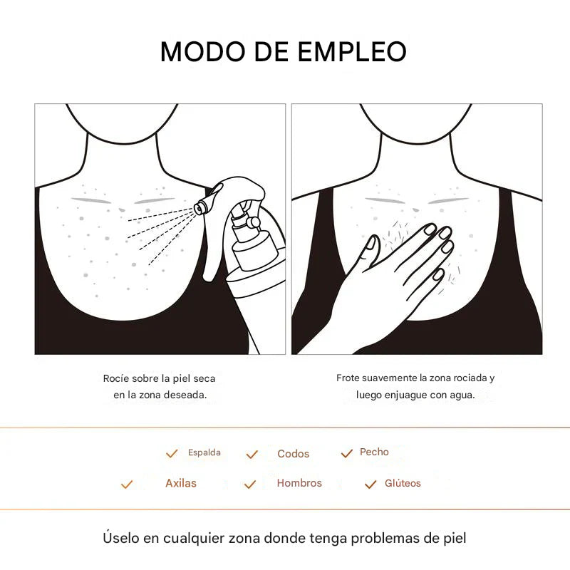 Melaxin Exfoliante Aclarante con Cúrcuma para Zonas Oscuras