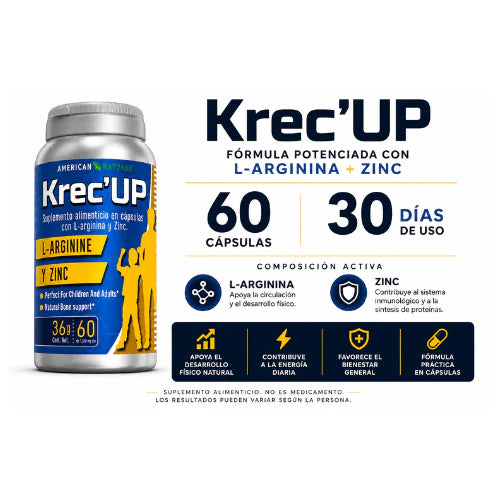 Krec Up™ – Ayuda a Crecer Fuerte, Seguro y Feliz 🌿✨