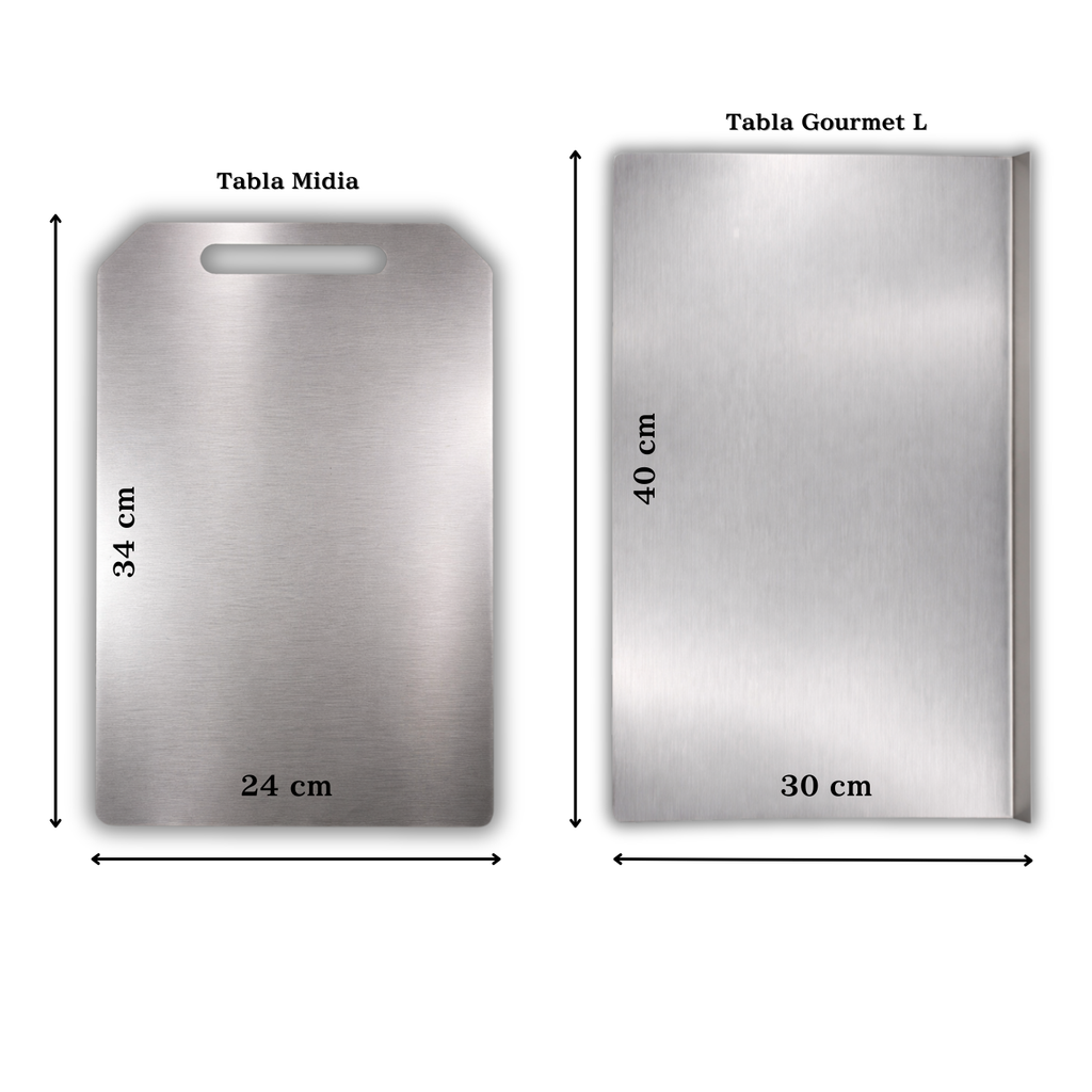 🔥 Tabla de Corte Premium de Acero Inoxidable para Cocina – Higiénica, Resistente y Fácil de Limpiar ✨🥩🥕