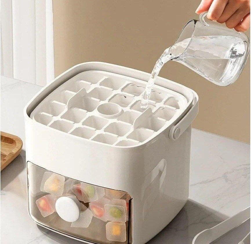 ❄️ IcePress 48™ – Contenedor de Hielo Premium – Hielo limpio y organizado todo el tiempo